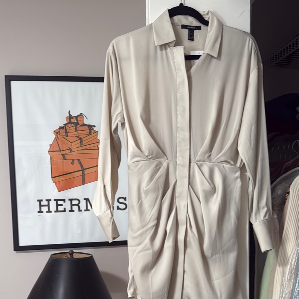 Forever 21 Cream ( Off White Color) Dress.NEW